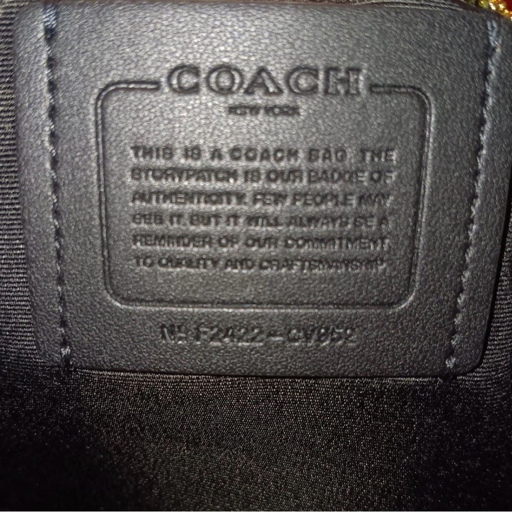 Coach NWT Green Camouflage Rowan Satchel Bag - Picture 5 of 9